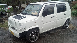 Daihatsu Naked wearing Hummer Attire