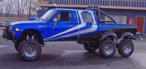 WTF? 6×6 Datsun Pickup with Buick Grand National Engine