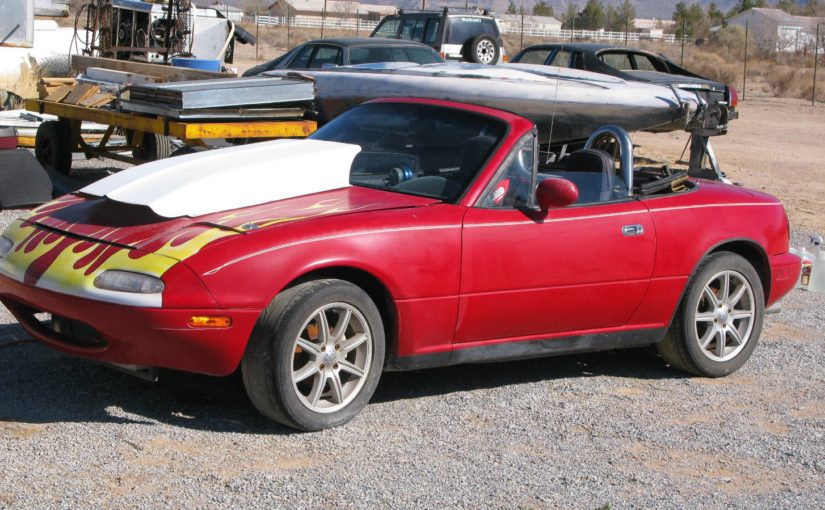 Can’t say I’ve ever seen this Miata swap