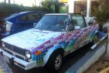 Pixilated Girl Car?