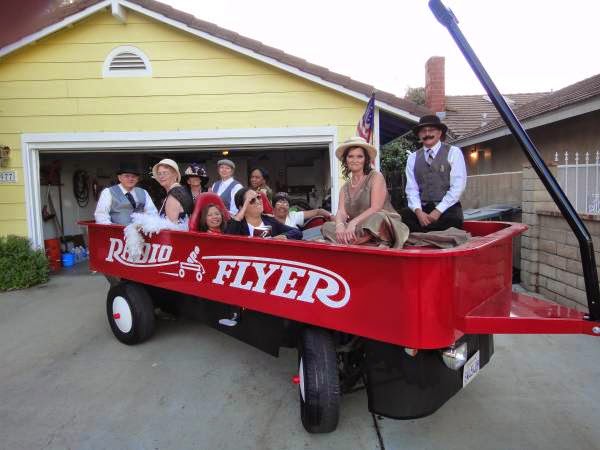 Why NOT make a Toyota pickup into a Giant Radio Flyer wagon?