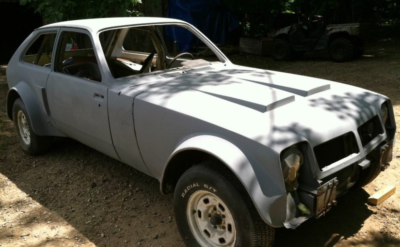 Stretched Drag Chevette on Nova Frame