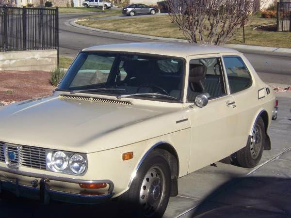 Low-Mile Saab 99 in the Desert