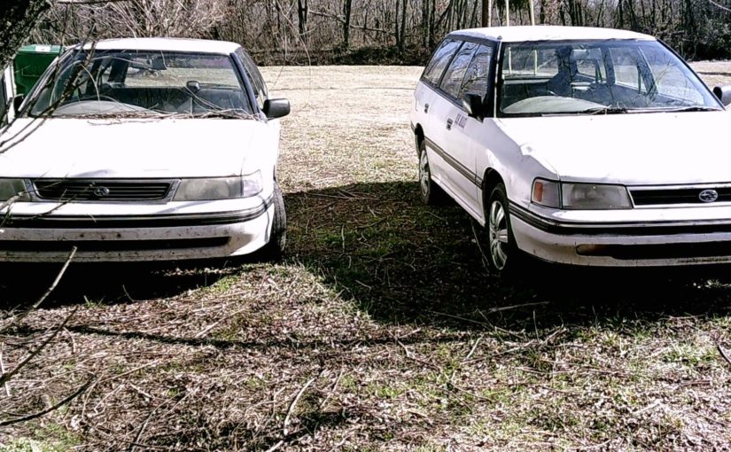 Go Postal with two RHD Subaru Wagons