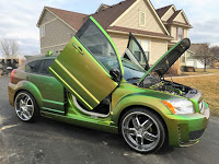 Dodge Caliber “Show Car” with Lambo Doors and SEMA Histroy