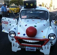 Morris Minor Clown Car