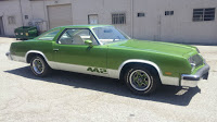 Rare Manual 1976 Olds 442 in Lovely Green