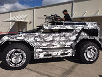 Straight Outta Florida: The Boss Hummer H1, Now Wearing Zombie Apocalypse Gear
