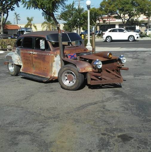 “Mad Max” Rat Rod based on 1948 Plymouth