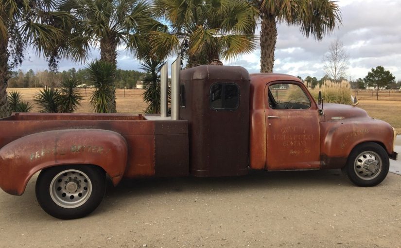 Rat Rod 1954 Studebaker 3R5 on 1979 Chevy Dually Frame